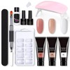 Nail Extension Gel Kit Professional Beautiful Gel Nail Polish Tool