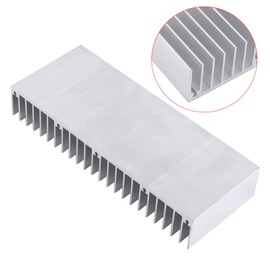 1 piece aluminium heat sink/cooling fins, heat sink heat sink set, 24 teeth, 150 mm heatsink, 150 x 59 x 25 mm