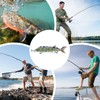Fishing Lures Bass,Lifelike Multi Jointed 3D Fishing Bait - Floating
