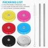 SusuBee 6 Pack Metal Drinking Lid with Straw Hole and
