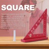 JCFANTS Small Carpenter Square, Small Square Tool with Fixed Miter