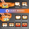 BeaMystGear Headlamp Rechargeable LED, 800 Lumens with Red & White