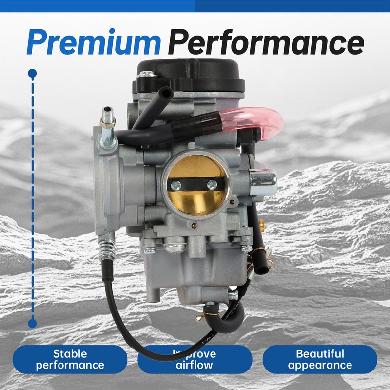 WFLNHB Carburetor Carb Replacement for Yamaha Kodiak 400 YFM 400