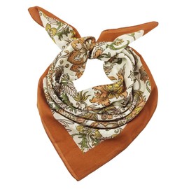 IDOLPET Large Cotton Bandana Head Hair Scarf Headbands Wraps Cover Handkerchiefs for Unisex Women Men Boy Girls 25 x 25 inch - RT10