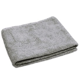 Lanudo® Luxury Hand Towel 600 g/m² Pure Line 50 x 100 cm with Border 100% Finest Terry Cotton in Highest Quality Colour: Silver
