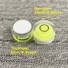 YMGBHNKJLS 5Pcs Small Circular Bubble Levels with Double Sided Adhesive