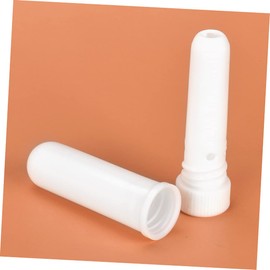 Housoutil 15pcs Refillable Essential Oil Tubes White Aromatherapy Sticks for Congestion Relief Portable Design for Travel and Daily Use