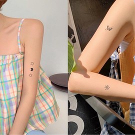 EIHI Temporary Tattoo Set, Fake Temporary Tattoo Stickers, 10 Sheets Fake Tattoo Stickers, Fake Tattoo Stickers for the Body of Men and Women