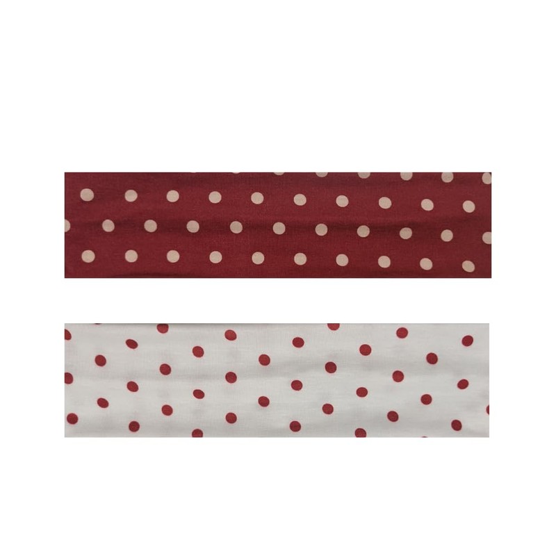 Polka Dot Headbands for Women 8 Pcs Mix Color