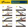 Raidbee® 26"+24" Windshield Wiper Blades with 14" Rear Automotive Replacement
