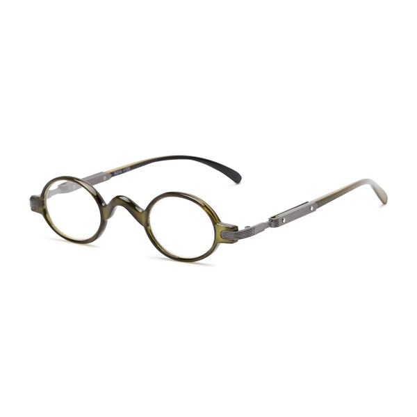 Round Reading Glasses in Green by Readers.com | The Sterling