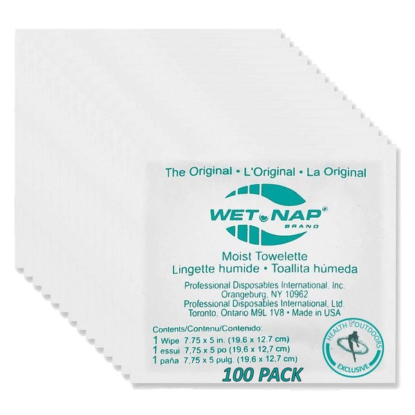 HAO Hand Cleansing Pre-Moistened Refreshing Handynaps Wet Naps Moist Towelettes