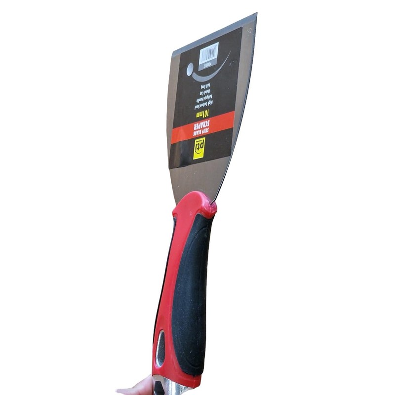 PTI 101mm Strong Paint Scraper Softgrip Handle Wallpaper Stripper Filler,