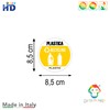 GamesMonkey ® - Stickers for waste separation Circle Recycling Garbage