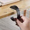 ZAAWUUT Metal Table Hooks, Desk Edge Hanging Hooks, C Shaped