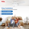 TCL Ceiling Fans with Lights, 52 Inch Low Profile Ceiling