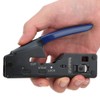 Network Wire Crimper Stripper Cutter Crystal Head Crimping Tool for