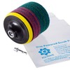 Kichwit 4 Inch Drill Power Brush Tile Scrubber Scouring Pads