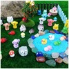 NIBERDA 100 Pcs Mini Resin Animals Figures, Mixed Tiny Plastic