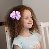 Flower Hair Bow Clips 3 Inch Handmade Kids Girls Cute