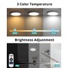 wowatt Battery Operated Ceiling Light Rechargeable Ceiling Lights with Remote