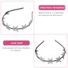 Christmas Headbands Lovely Cute Glitter Snowflake Headband Party Favours Supplies