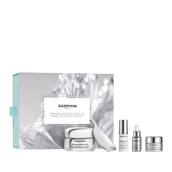 Darphin Absolute Youth Odyssey Stimulskin Plus Absolute Renewal Cream, 50ml & Absolute Renewal Serum Sculpt Lift Firm, 5ml & 28 Day Divine Anti-Aging Concentrate, 5ml & Renewal Eye & Lip Cream, 5ml