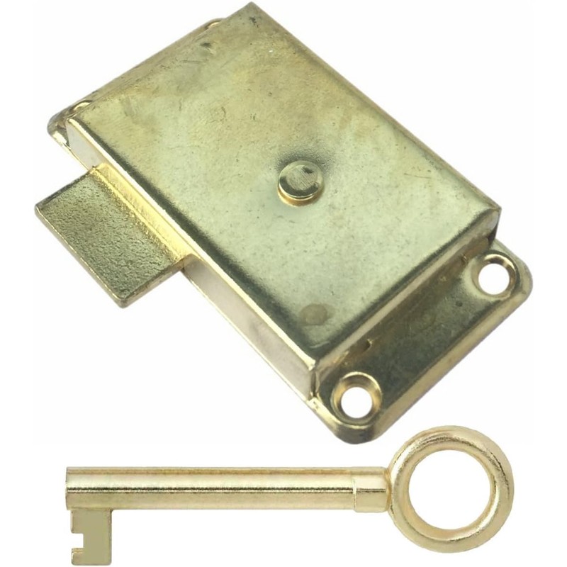 Dzina Wardrobe Cupboard Drawer Cabinet Door Lock and Key 50MM