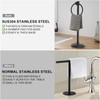 Hoimpro 17 Inch Stand Hand Towel Holder Towel Bar Towel