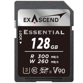 EXASCEND 128GB ESSENTIAL UHS-II SDXC MEMORY CARD
