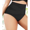 FancyTwig Women's Stylish High Waisted Cotton Breathable Thin Underwear Full