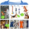 LIODUX 5 Pcs Flirt Pole for Dogs Exercise Chase Tug