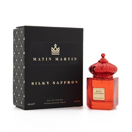 MATIN MARTIN Silky Saffron Eau de Parfum for Women an Men, Saffron, Lemon, Grapefruit, Intense and Long Lasting Scent, Arabian Perfumery