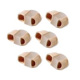 6 Stück Zehenspreizer Hallux Valgus Korrektur,Silikon Zehentrenner für Männer & Frauen,Zehenspreizer Hallux Valgus,Zehenschutz bei Hammerzehen,Bunion Corrector für Überlappende Zehen