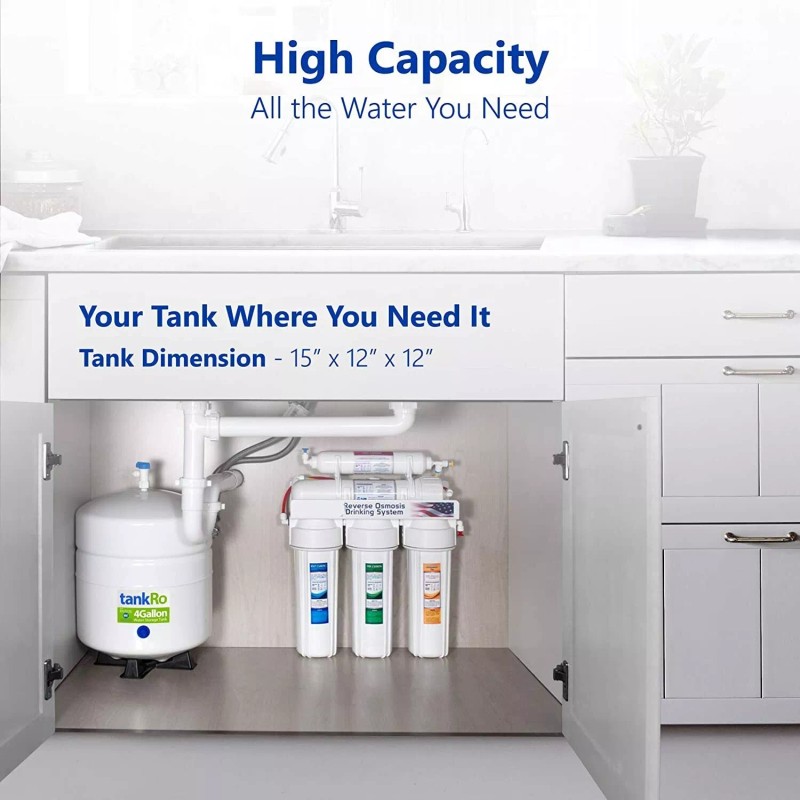Express Water TANKRO REVERSE OSMOSIS WATER STORAGE TANK 4 GALLON