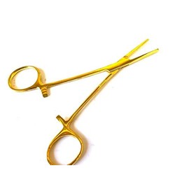 Dog Pet Ear/Nose Hair Puller Grooming Hemostat Locking Forceps Pliers, 5.5" (14cm), Straight