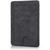 Teskyer Slim Wallet for Men, Minimalist Front Pocket RFID Blocking