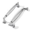 khtumeware 5 Pack 5 Inch(128mm) Polished Chrome Cabinet Pulls Heavy