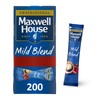 Maxwell House Mild Blend Instant Coffee Sticks - 200 x