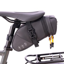CCKOLE Bicycle Saddle Bags Bicycle Saddle Bag with Reflective Bicycle Bag Rear Bag Waterproof Expandable Bicycle Bag with Large Capacity