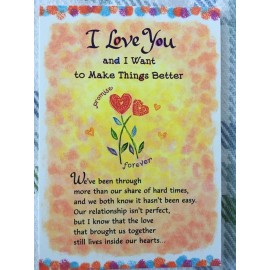 Blue Mountain Arts New Blue Mountain Arts Card I LOVE YOU AND I WANT TO MAKE THINGS BETTER