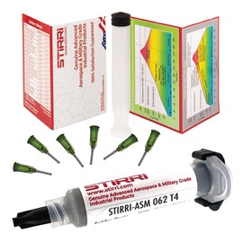 STIRRI ASM-062-T4 Sn62Pb36Ag2 no-clean rosin activated solder paste Type-4 (ROM0) - 20g syringe kit - medium activity eutectic MT solder paste for electronics repair, automatic stencil printing, BGA