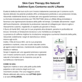 Vitamol Bio Naturell Sublime Eyes Augenpartie Anti-Falten Lifting spendet Feuchtigkeit schützt und reduziert Tränensäcke und Augenringe 15 ml