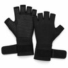Fingerless Compression Gloves with Adjustable Wrist Strap – Hand Support