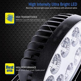 Oval Led Flood Light 12v/24v, 2PACK 5.5In 24W Led Light Bar Cab Rear Led Work Light Waterproof for Tractor,Truck,Offroad 4x4,Motorcycle,SUV,ATV,UTV,Pickup