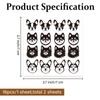 PLIGREAT Dog Pattern Stickers for Golf Ball Markers 2 Sheets