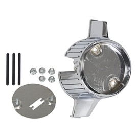 Auto Krafters Compatible/Replacement For Center Grille Emblem Ornament Bezel Chrome 1966 Fairlane Sedan Coupe Hardtop Convertible Station Wagon (C6OZ-8213)