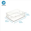 iDesign Recycled Plastic Cabinet and Pantry Storage Bin with Integrated