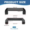 PATIKIL Plastic Pull Handles 120mm Hole Centers, 4 Pcs Square