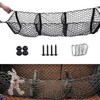 Ferianl Heavy Duty Mesh Cargo Net, Expandable 3 Pocket Trunk